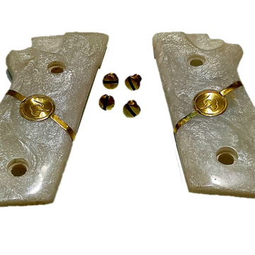 Tala Cabo Grip Pistola Taurus PT92, PT917, PT100 Madreperola luxo